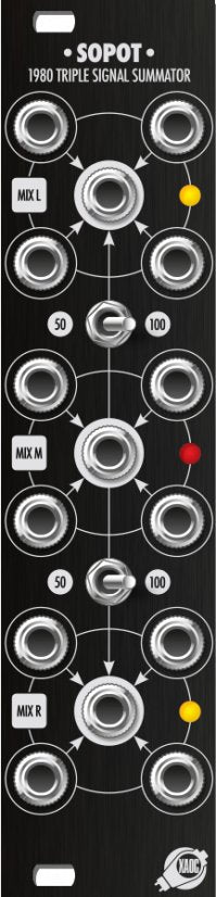 XAOC FACEPLATES BLACK PANEL