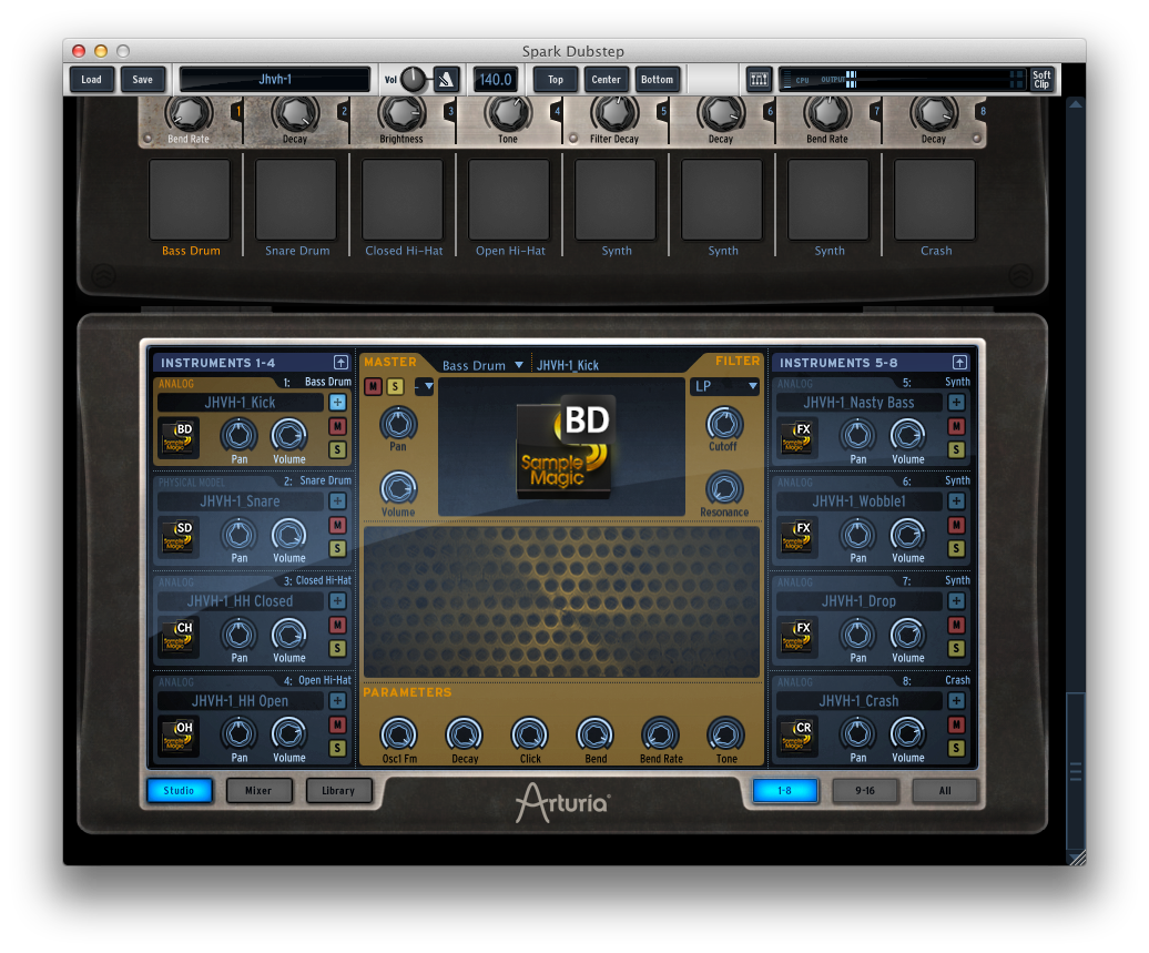 ARTURIA SPARK DUBSTEP