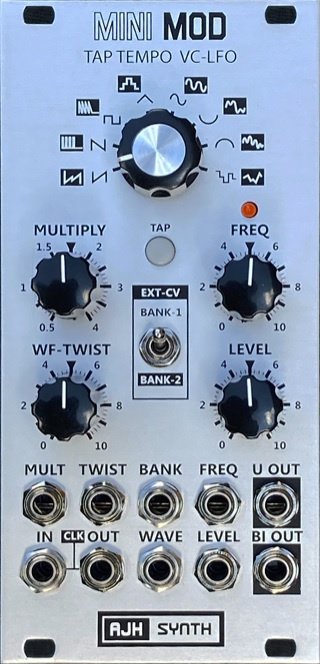 AJH SYNTH TAP TEMPO VC LFO SILVER