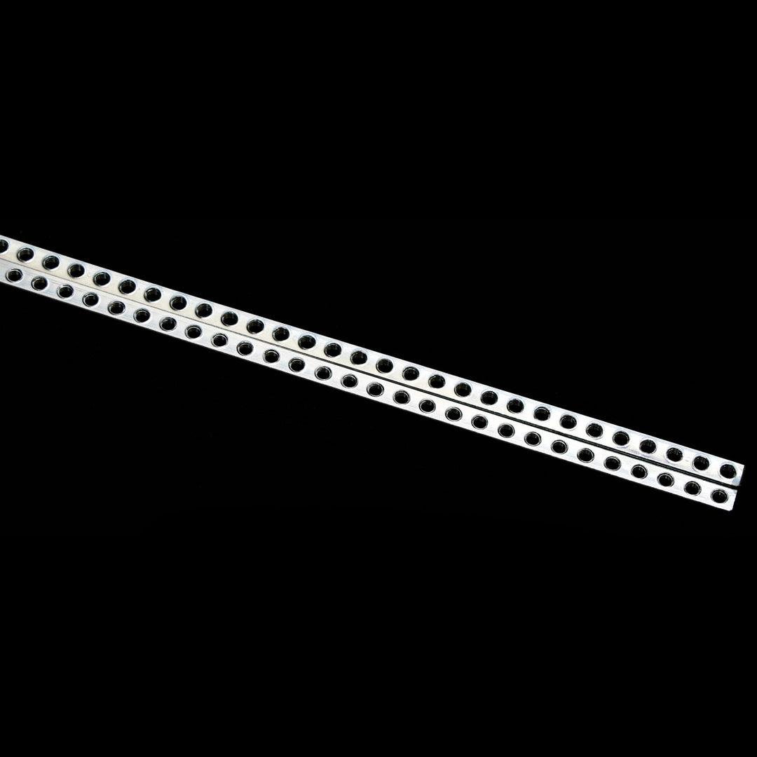 EURORACK HARDWARE 3MM 70HP THREADED NUT STRIP PAIR