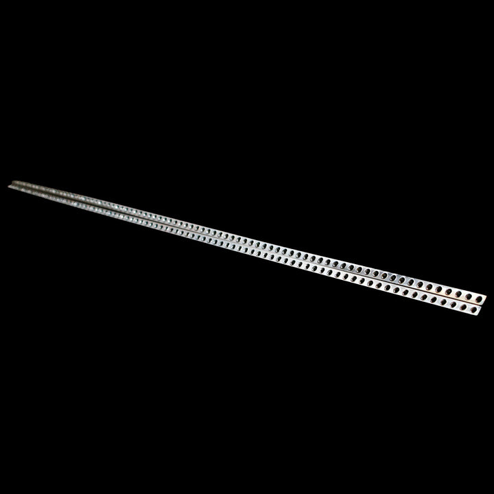 EURORACK HARDWARE 3MM 60HP THREADED NUT STRIP PAIR