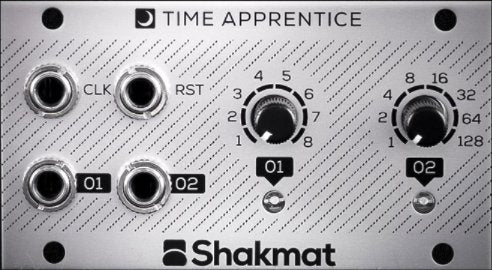 SHAKMAT MODULAR TIME APPRENTICE 1U CLOCK DIVIDER : USED