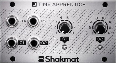 SHAKMAT MODULAR TIME APPRENTICE 1U CLOCK DIVIDER