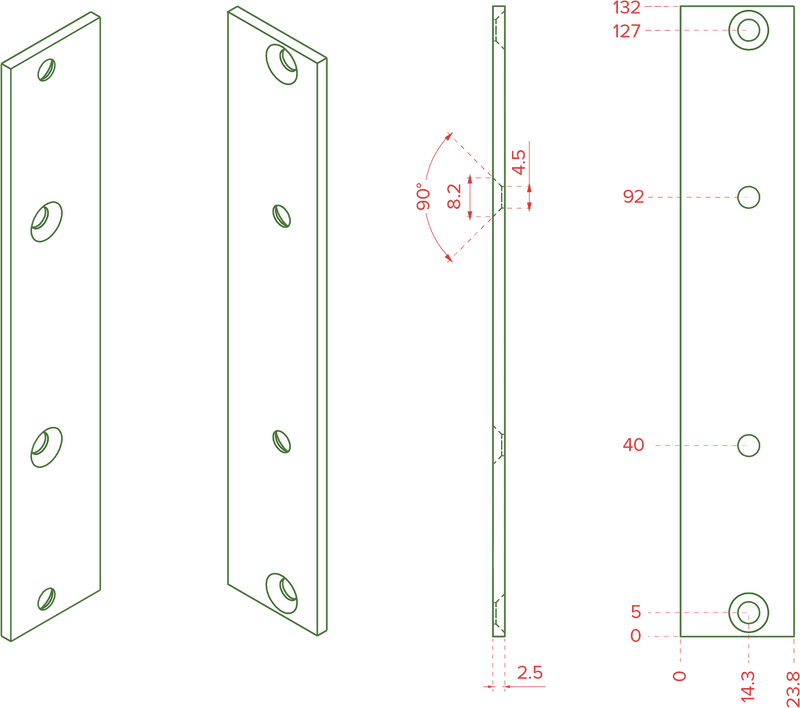 TIPTOP AUDIO Z-RAILS BRACKETS