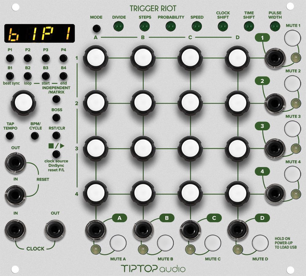 TIPTOP AUDIO TRIGGER RIOT WHITE