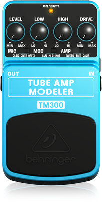 BEHRINGER TM300 TUBE AMP MODELER PEDAL