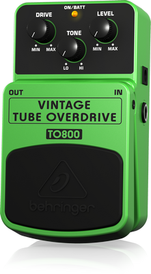 BEHRINGER TO800 VINTAGE TUBE OVERDRIVE PEDAL