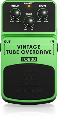 BEHRINGER TO800 VINTAGE TUBE OVERDRIVE PEDAL
