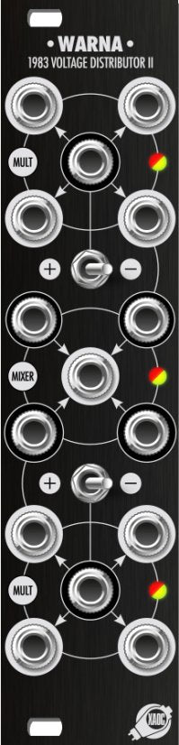XAOC FACEPLATES BLACK PANEL